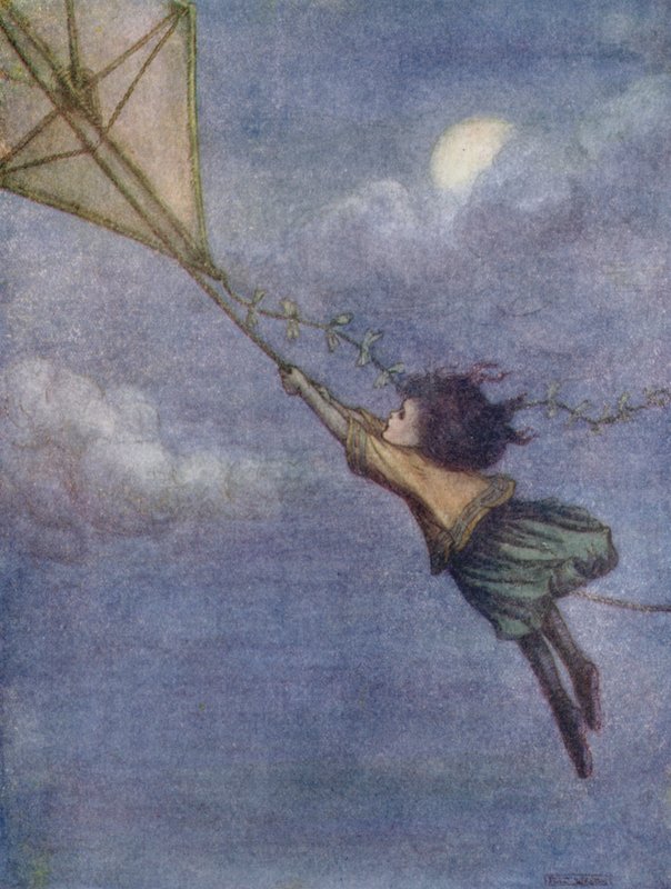 Kite to which Peter tied Wendy by Flora White