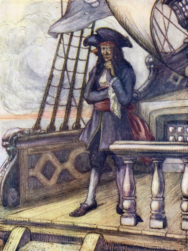 Quarter Deck, Where Hook Walked Alone by Flora White