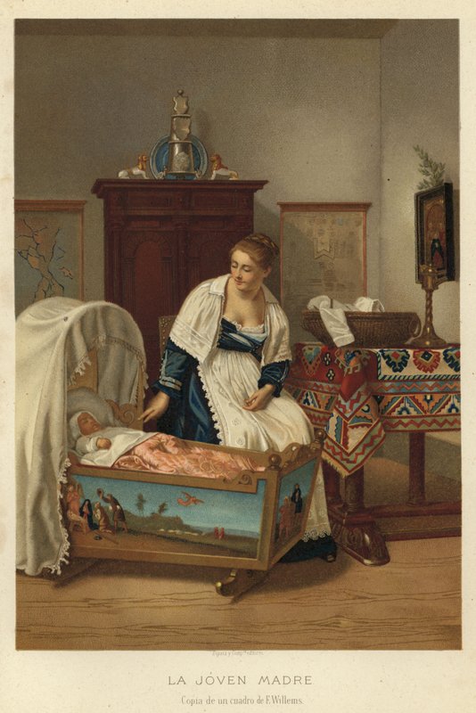 The Young Mother by Florent Willems