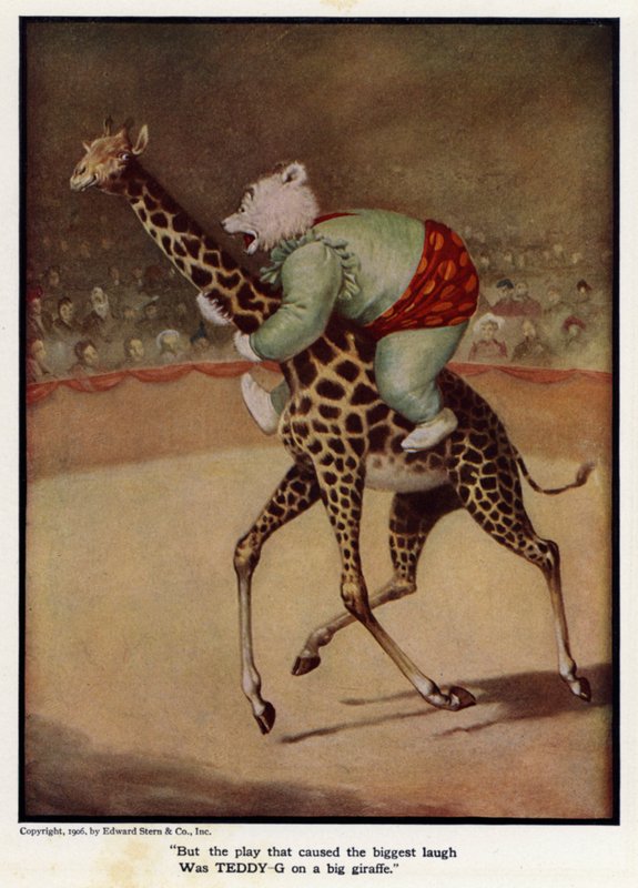 But the Play That Caused the Biggest Laugh Was Teddy - G on a Big Giraffe by Floyd V. Campbell
