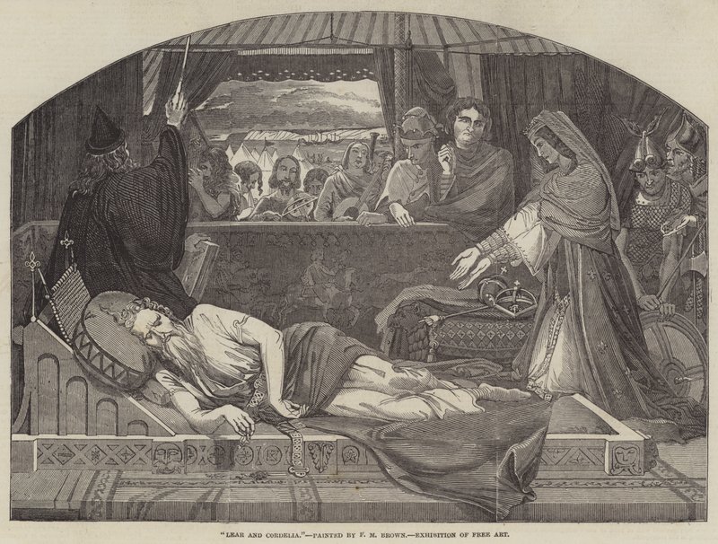 Lear and Cordelia by Ford Madox Brown