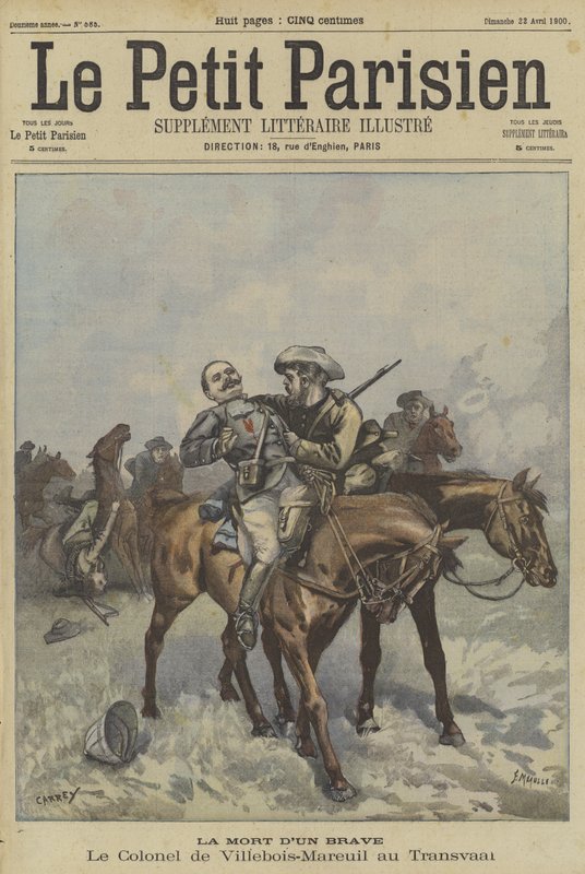 Death of Colonel Villebois-Mareuil in Transvaal by Fortune Louis Meaulle