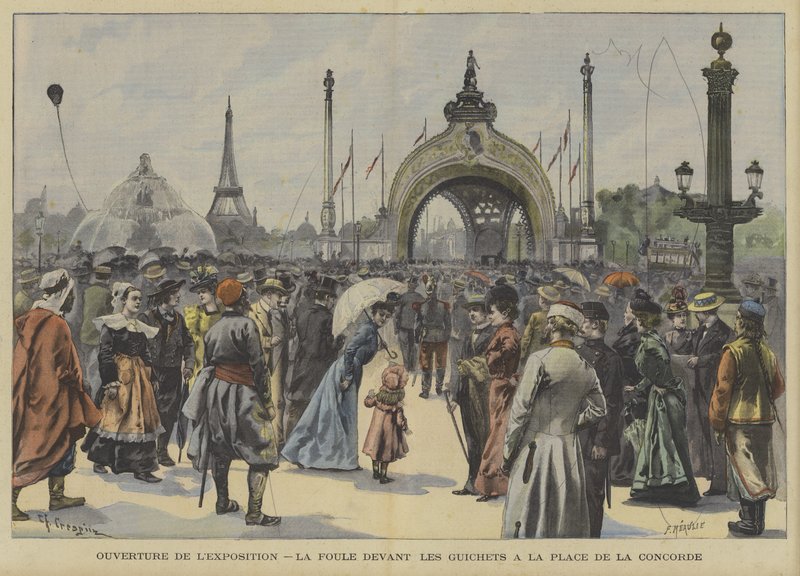 Opening of the 1900 Exposition Universelle in Paris by Fortune Louis Meaulle