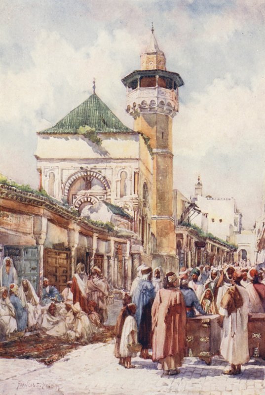 Mosque of Sidi Ben Ziad, Tunis, the Auction Day by Frances Nesbitt