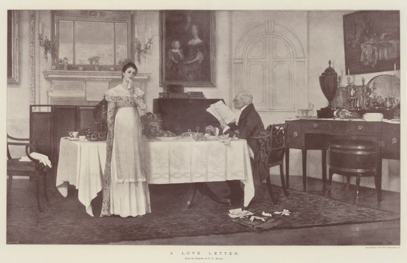 A Love Letter by Francis Davis Millet