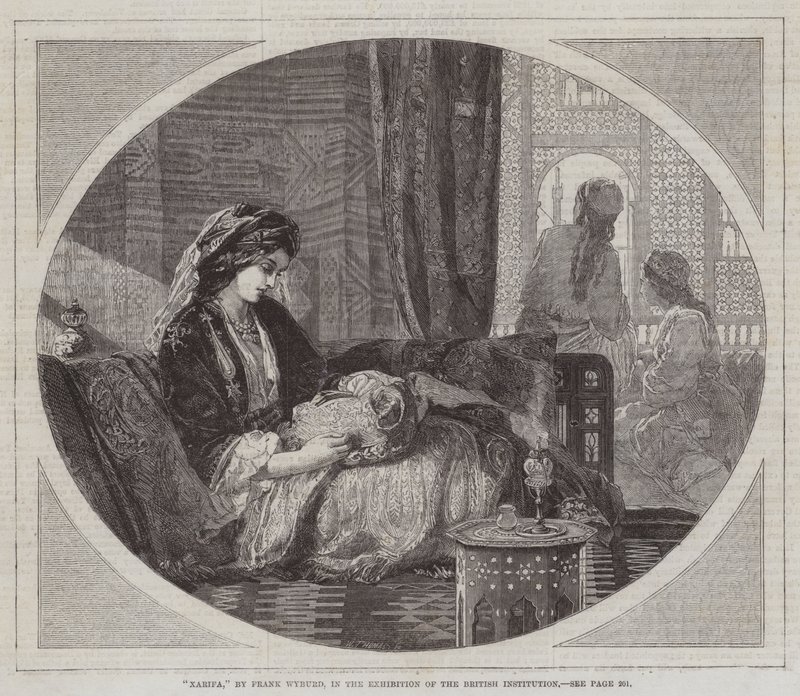 Xarifa, in the Exhibition of the British Institution by Francis John Wyburd