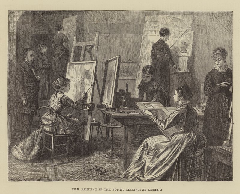Tile Painting in the South Kensington Museum by Francis Wilfred Lawson