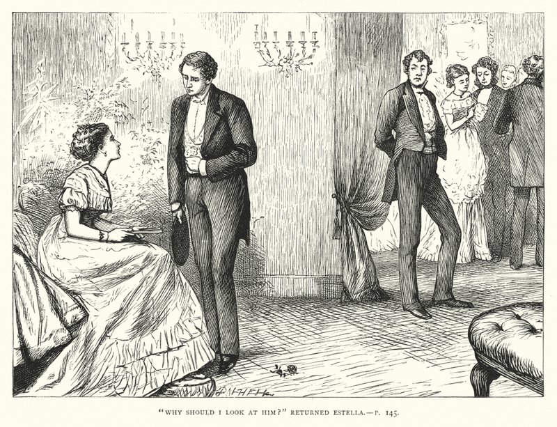 Illustration for Great Expectations by Charles Dickens by Francis Arthur Fraser
