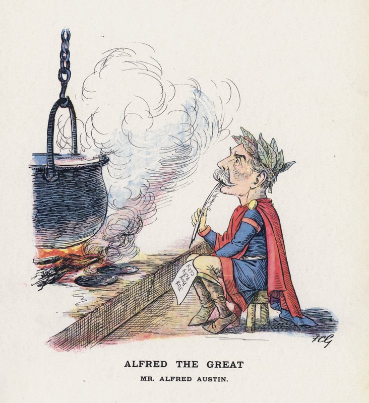 Alfred The Great, Mr Alfred Austin by Francis Carruthers Gould