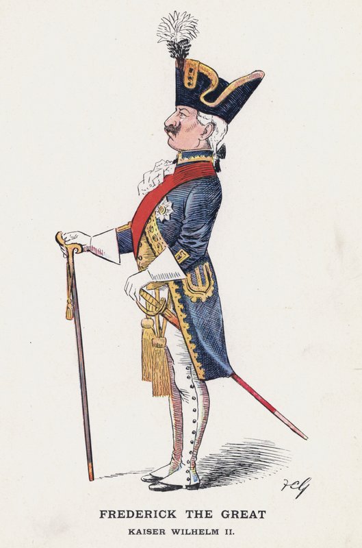 Frederick The Great, Kaiser Wilhelm II by Francis Carruthers Gould
