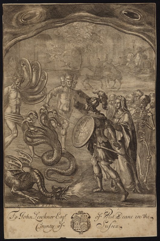 Aeneas, Sybil, Centaurs, Geryon, Briareus, Hydra, Chimaera by Francis Cleyn