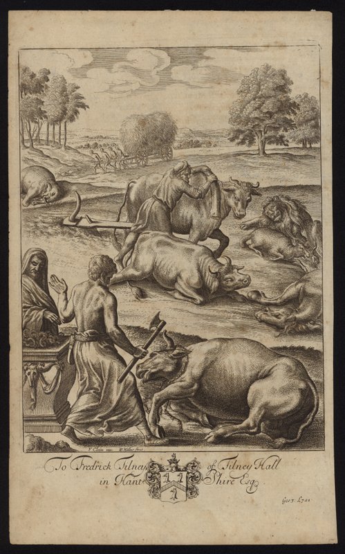 Cattle plague by Francis Cleyn