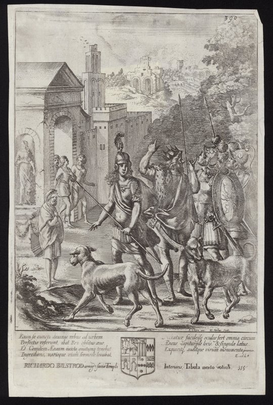 Evander and Aeneas at Palentium by Francis Cleyn