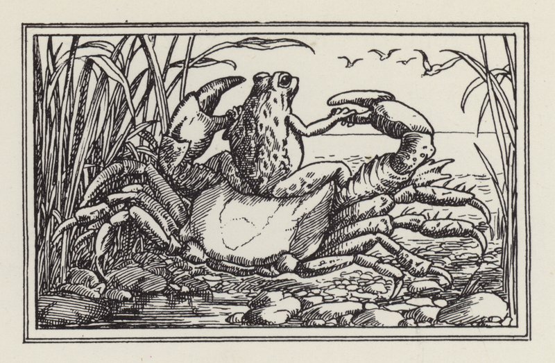 Another Book of Verses for Children: Crab and Frog by Francis Donkin Bedford