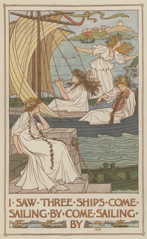 I Saw Three Ships Come Sailing By by Francis Donkin Bedford