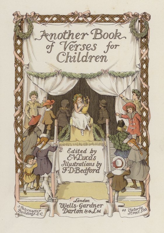 Title-page illustration for Another Book of Verses by Francis Donkin Bedford
