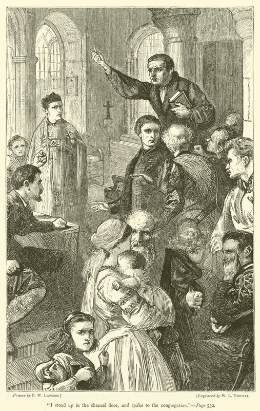 I stood up in the chancel door, and spake to the congregation by Francis Wilfred Lawson