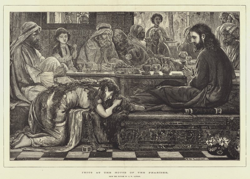 Jesus at the House of the Pharisee by Francis Wilfred Lawson