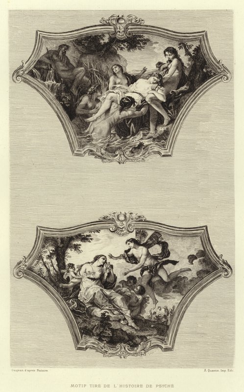 Motif Taken from the Story of Psyche by Francois (after) Boucher