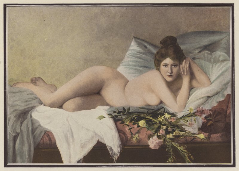 Faded flowers from a lover by Francois Maurice Lard