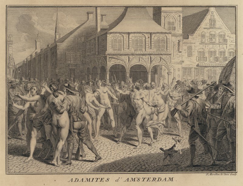 Adamites on the Streets of Amsterdam, Netherlands by Francois Morellon la Cave