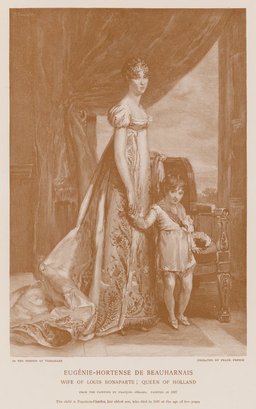 Eugene-Hortense de Beauharnais and Napoleon-Charles by Francois Pascal Simon Gerard