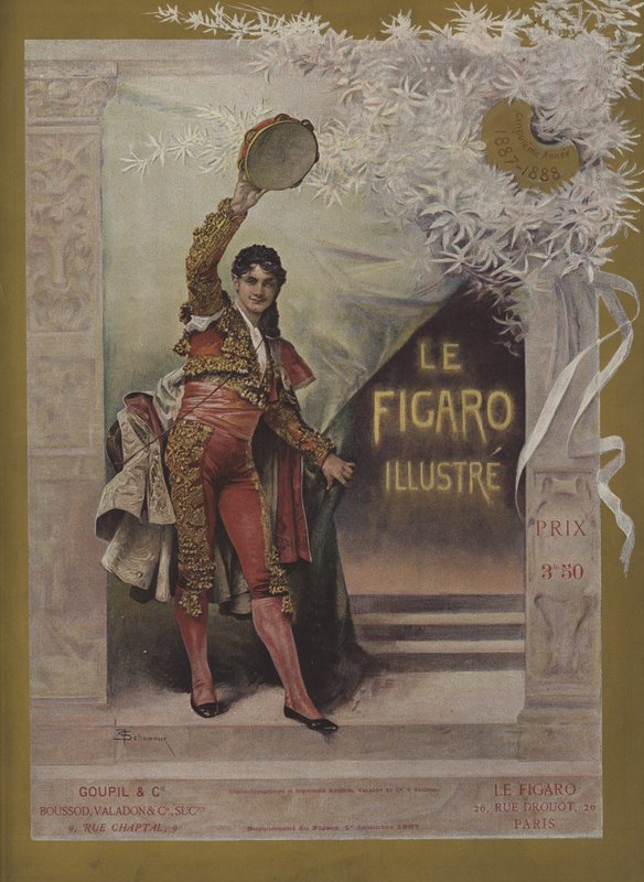 Cover of Le Figaro Illustré, 1 December 1887 by Francois Schommer