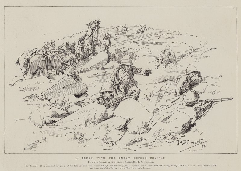 A Brush with the Enemy before Colenso by Frank Algenon Stewart