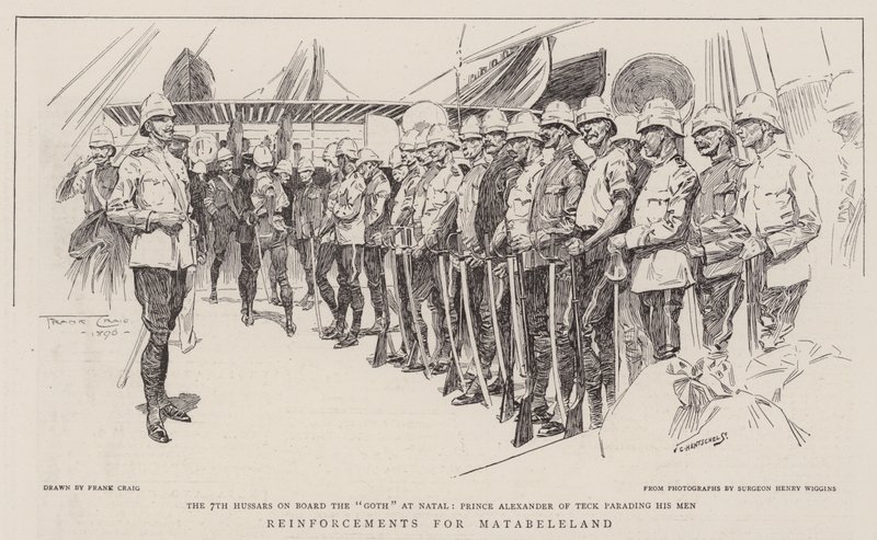 Reinforcements for Matabeleland by Frank Craig