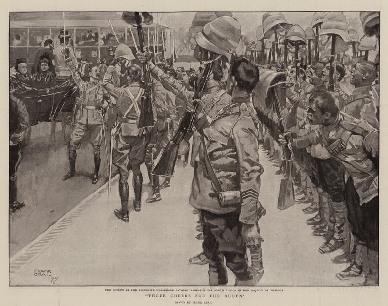 Three Cheers for the Queen by Frank Craig