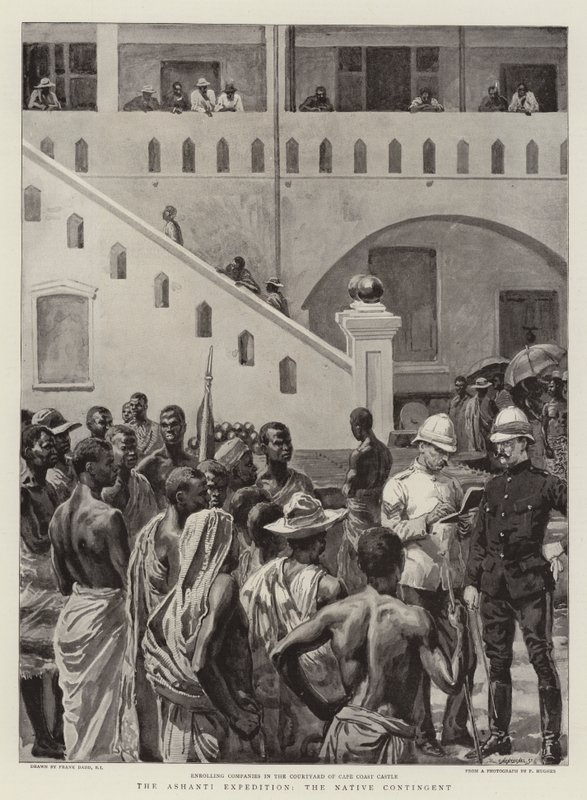 The Ashanti Expedition, the Native Contingent by Frank Dadd