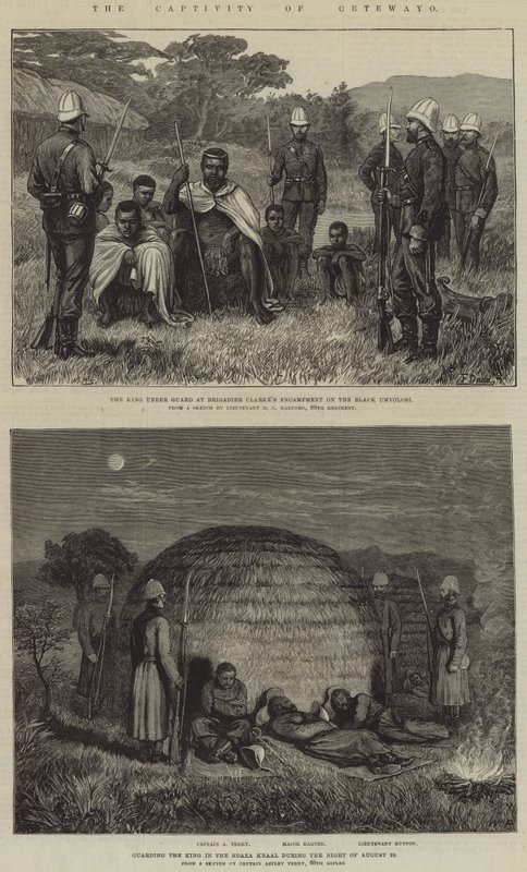 The Captivity of Cetewayo by Frank Dadd