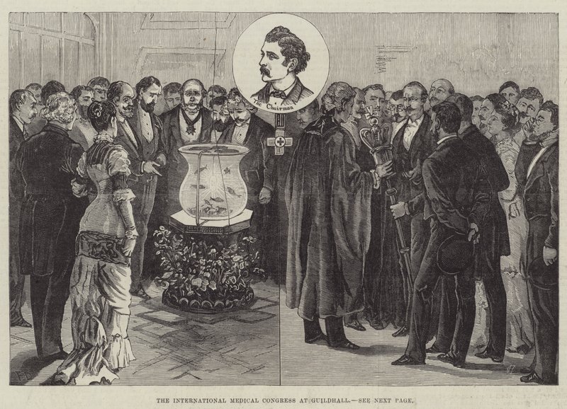 The International Medical Congress at Guildhall by Frank Dadd