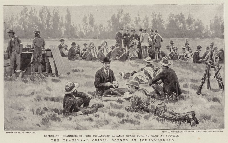 The Transvaal Crisis, Scenes in Johannesburg by Frank Dadd