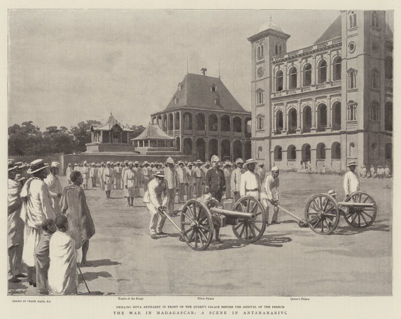 The War in Madagascar, a Scene in Antananarivo by Frank Dadd