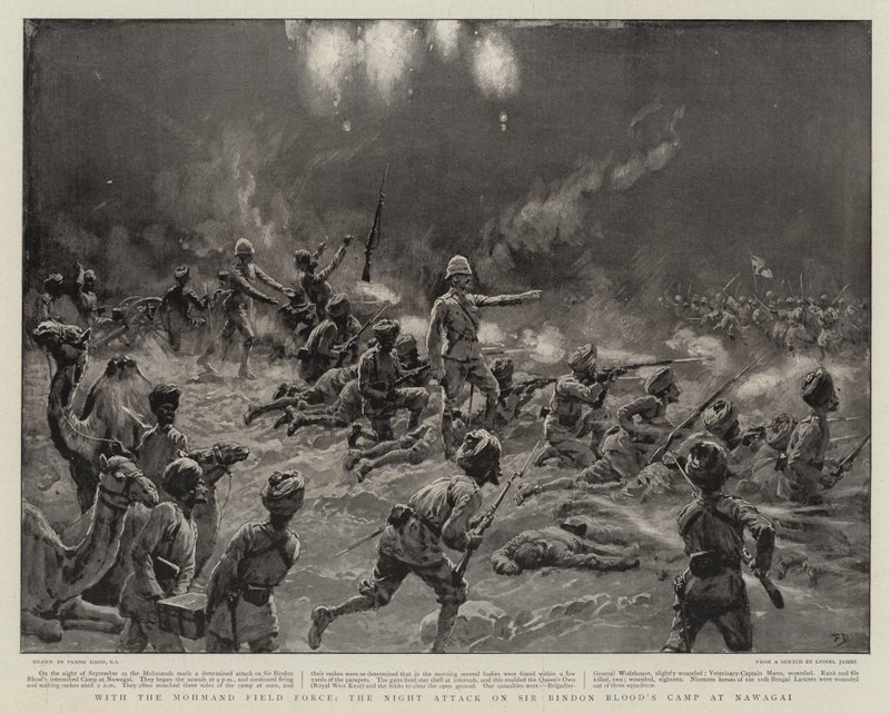 With the Mohmand Field Force, the Night Attack on Sir Bindon Blood