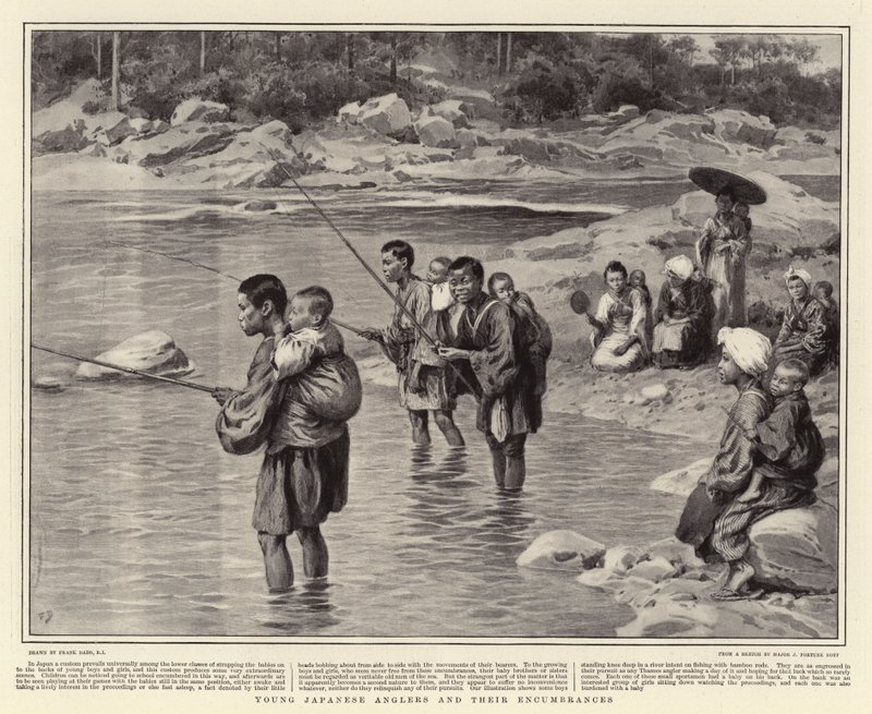 Young Japanese Anglers and their Encumbrances by Frank Dadd