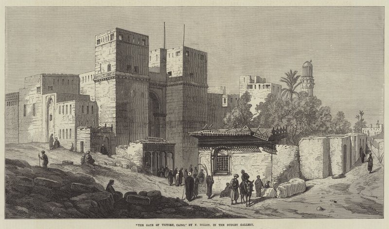The Gate of Victory, Cairo, in the Dudley Gallery by Frank Dillon