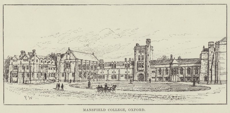 Mansfield College, Oxford by Frank Watkins