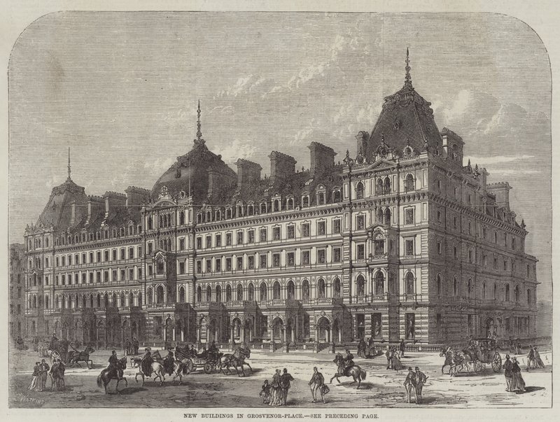 New Buildings in Grosvenor-Place by Frank Watkins