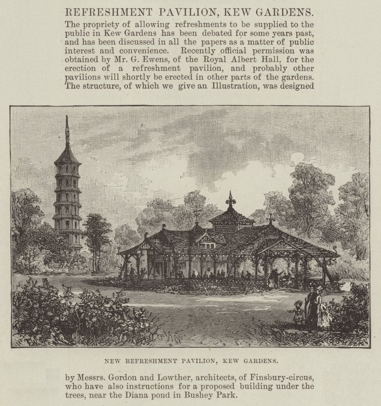 New Refreshment Pavilion, Kew Gardens by Frank Watkins
