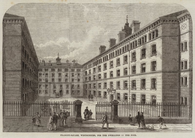 Peabody-Square, Westminster, for the Dwellings of the Poor by Frank Watkins