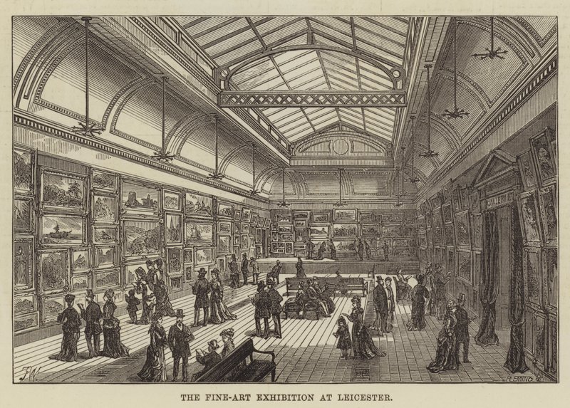 The Fine-Art Exhibition at Leicester by Frank Watkins