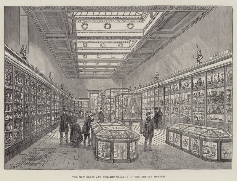 The New Glass and Ceramic Gallery of the British Museum by Frank Watkins