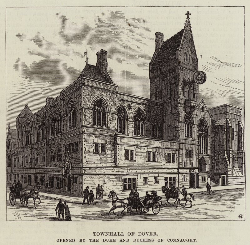 Townhall of Dover, Opened by Duke and Duchess of Connaught by Frank Watkins