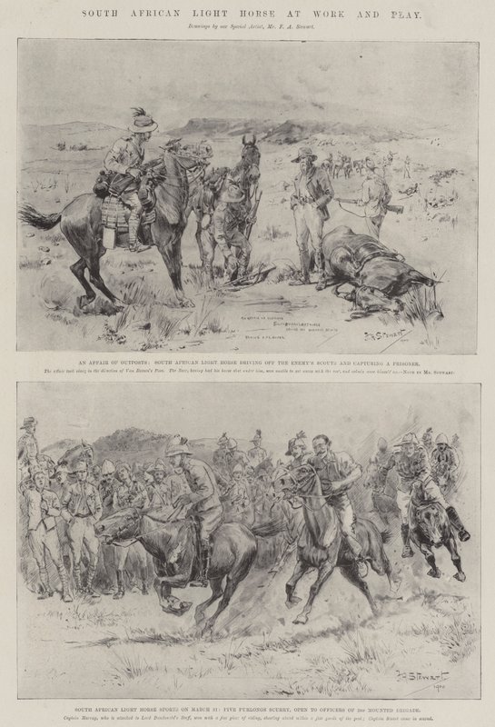 South African Light Horse at Work and Play by Frank Algenon Stewart