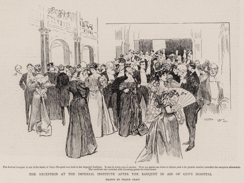 The Reception at the Imperial Institute after the Banquet in Aid of Guy