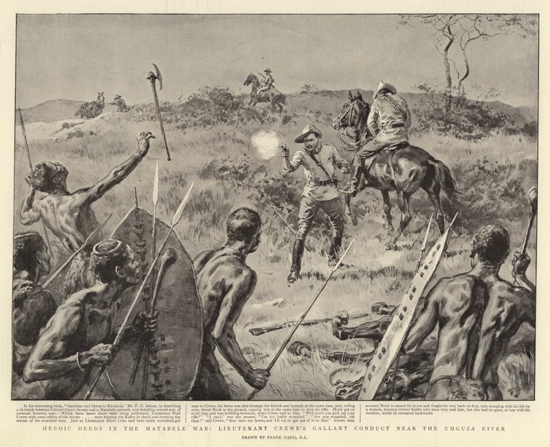 Heroic Deeds in the Matabele War, Lieutenant Crewe