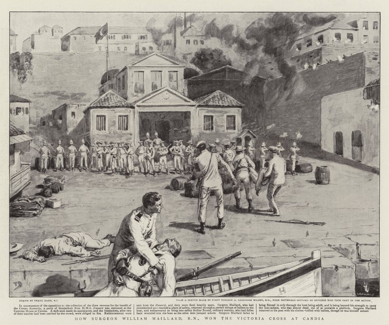 How Surgeon William Maillard, RN, Won the Victoria Cross at Candia by Frank Dadd