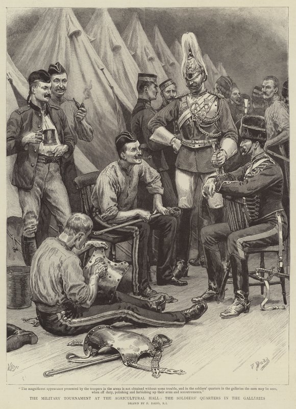 The Military Tournament at the Agricultural Hall, the Soldiers